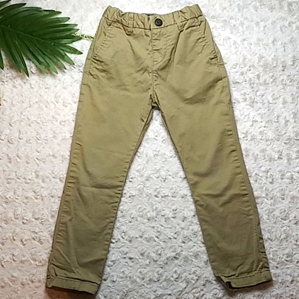 H&M khaki dress pants boys size 3-4y